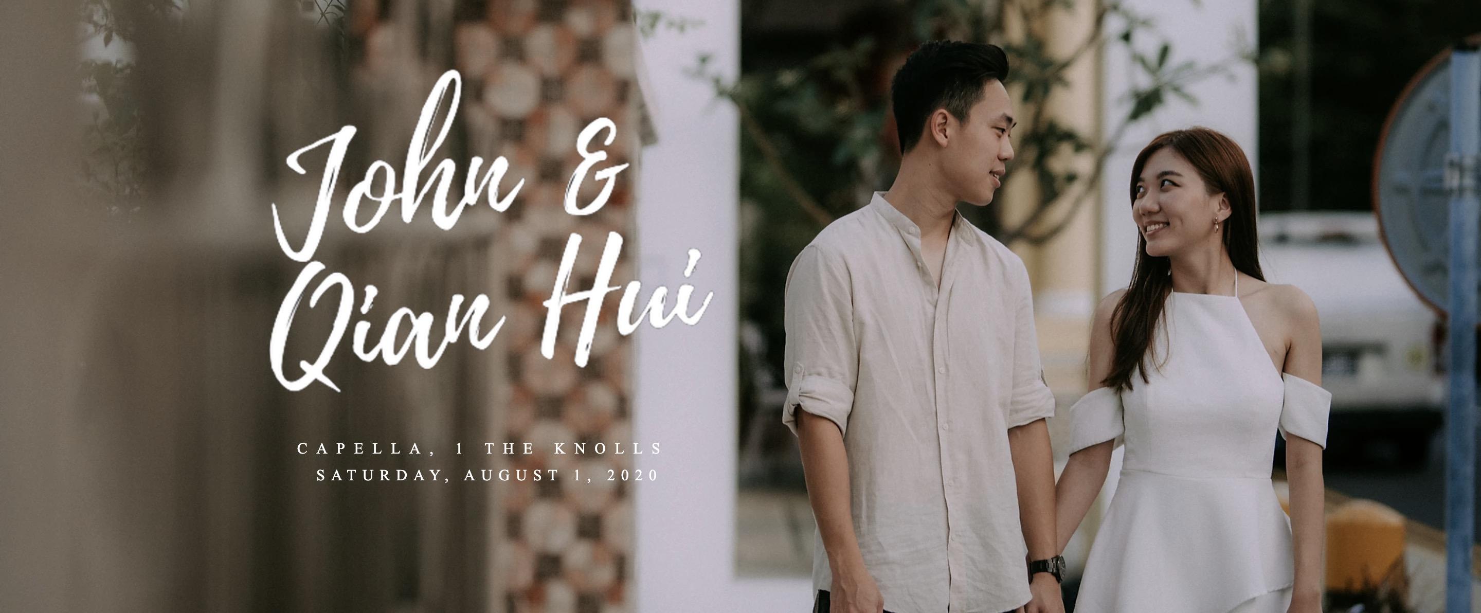 The Wedding Website of John Chia and Qian Hui Lim