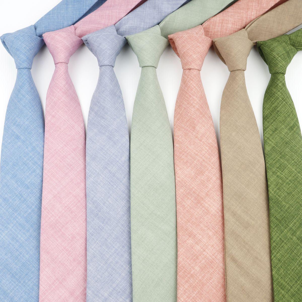 think colorful ties!