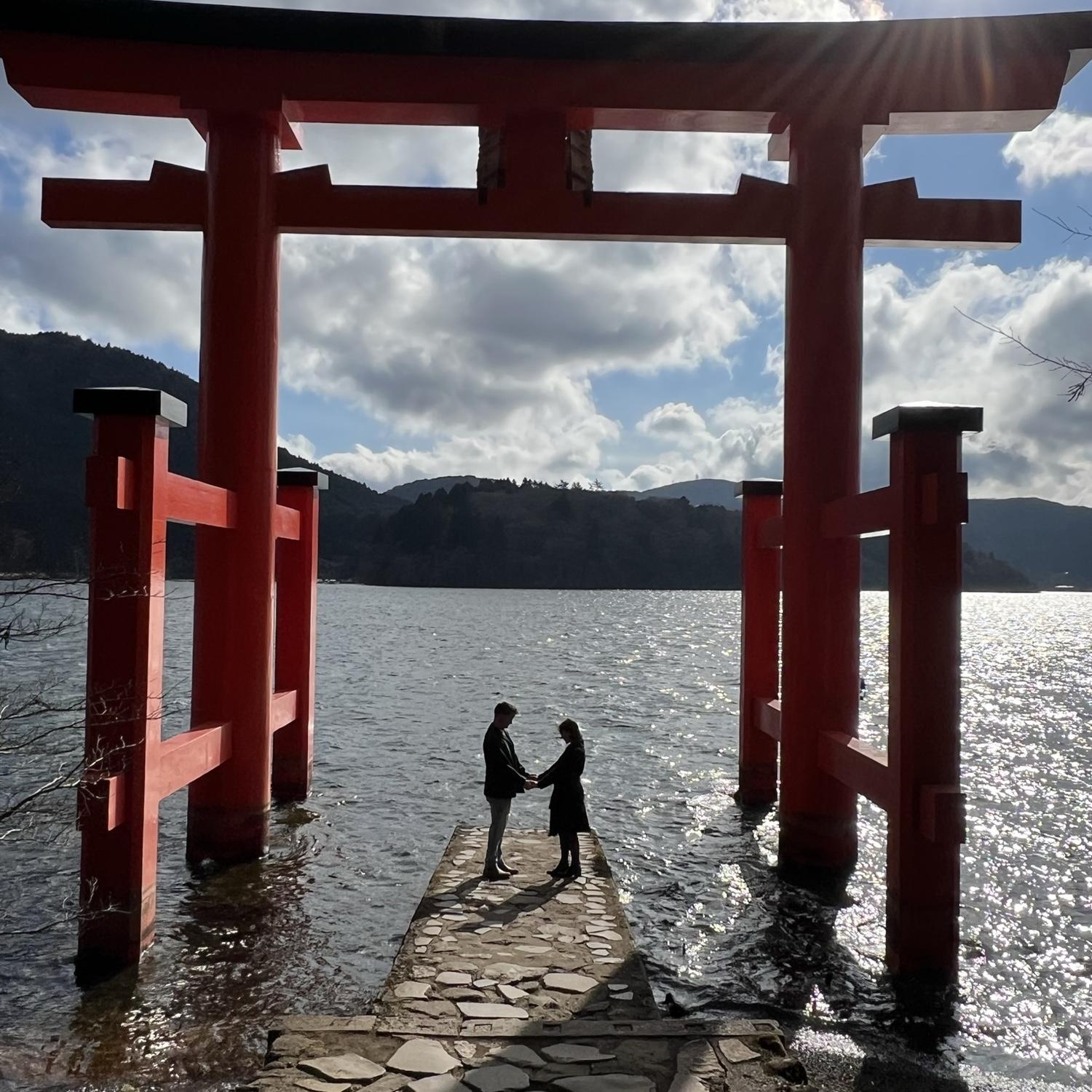 While visiting Gina’s family in Japan, Pat proposed!! They found out their next assignment as well, moving to RAF Mildenhall, United Kingdom!