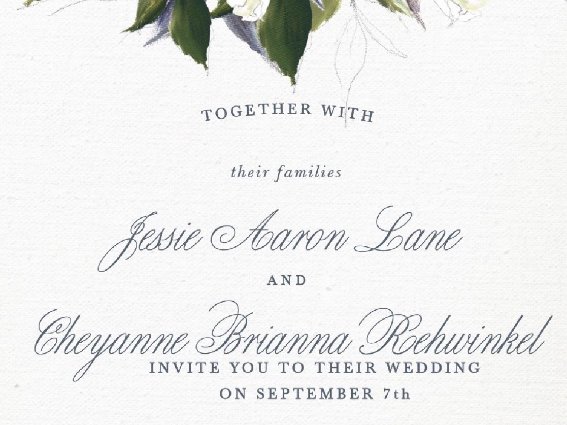 The Wedding Website of Cheyanne Rehwinkel and Jessie Lane