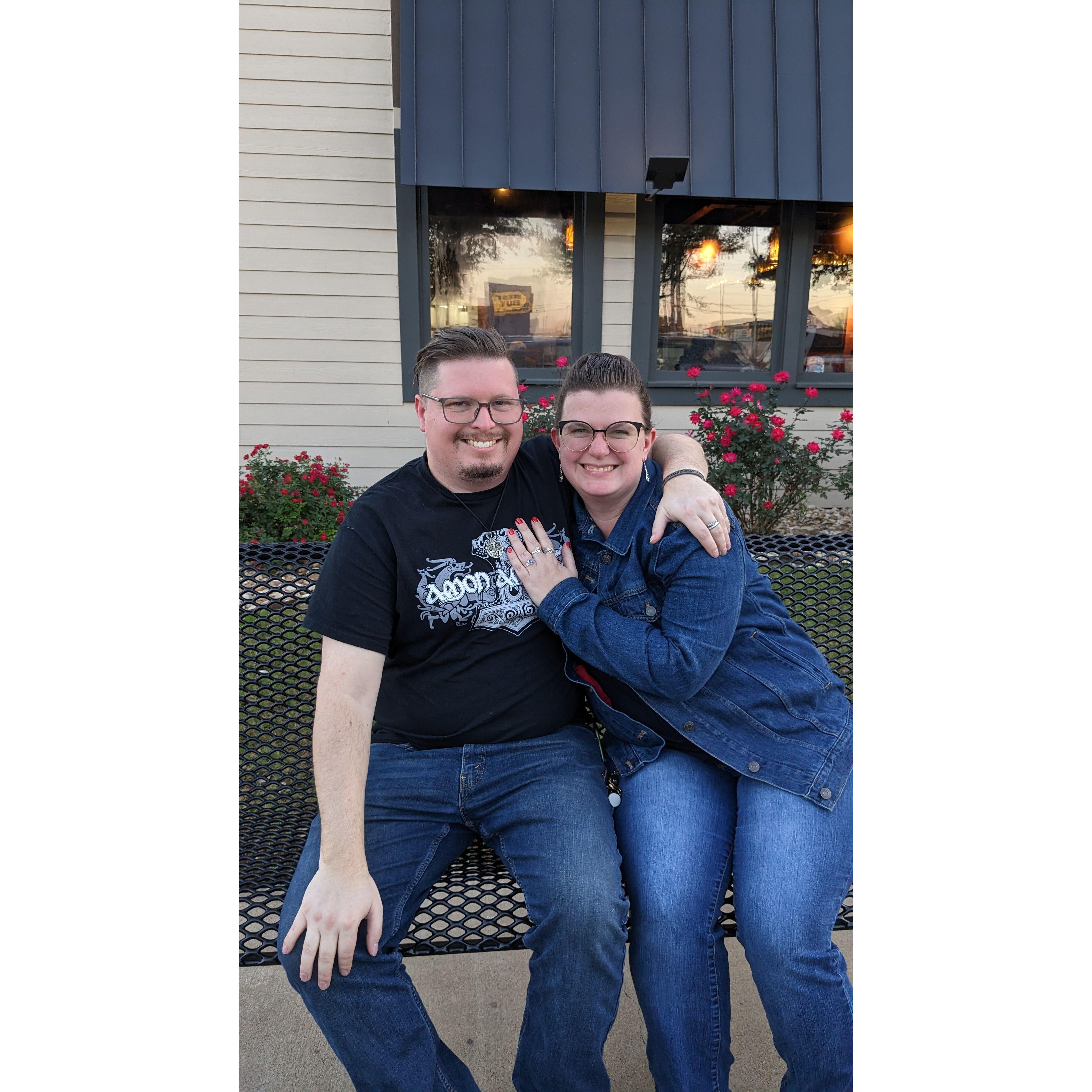Right after we got engaged