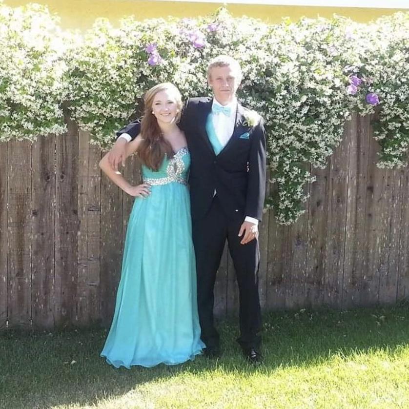 Our junior year prom in 2014!