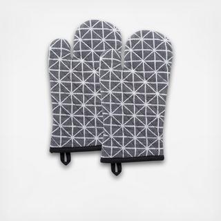 Triangle Oven Mitt, Set of 2