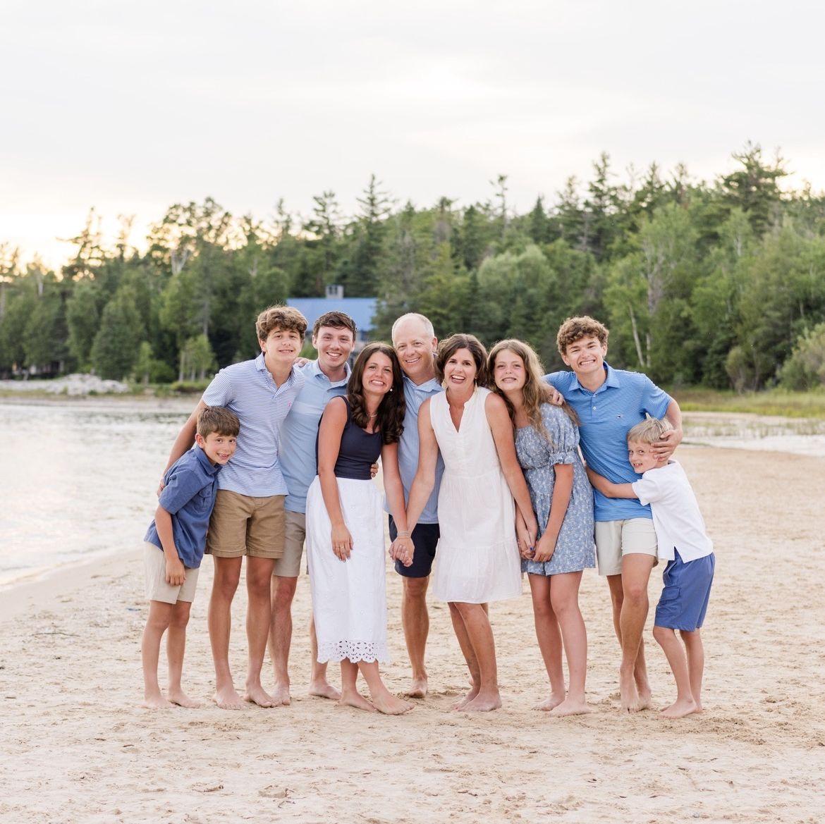 johnson family vacation in harbor springs