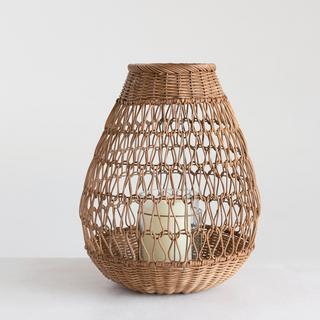 Handwoven Rattan Lantern