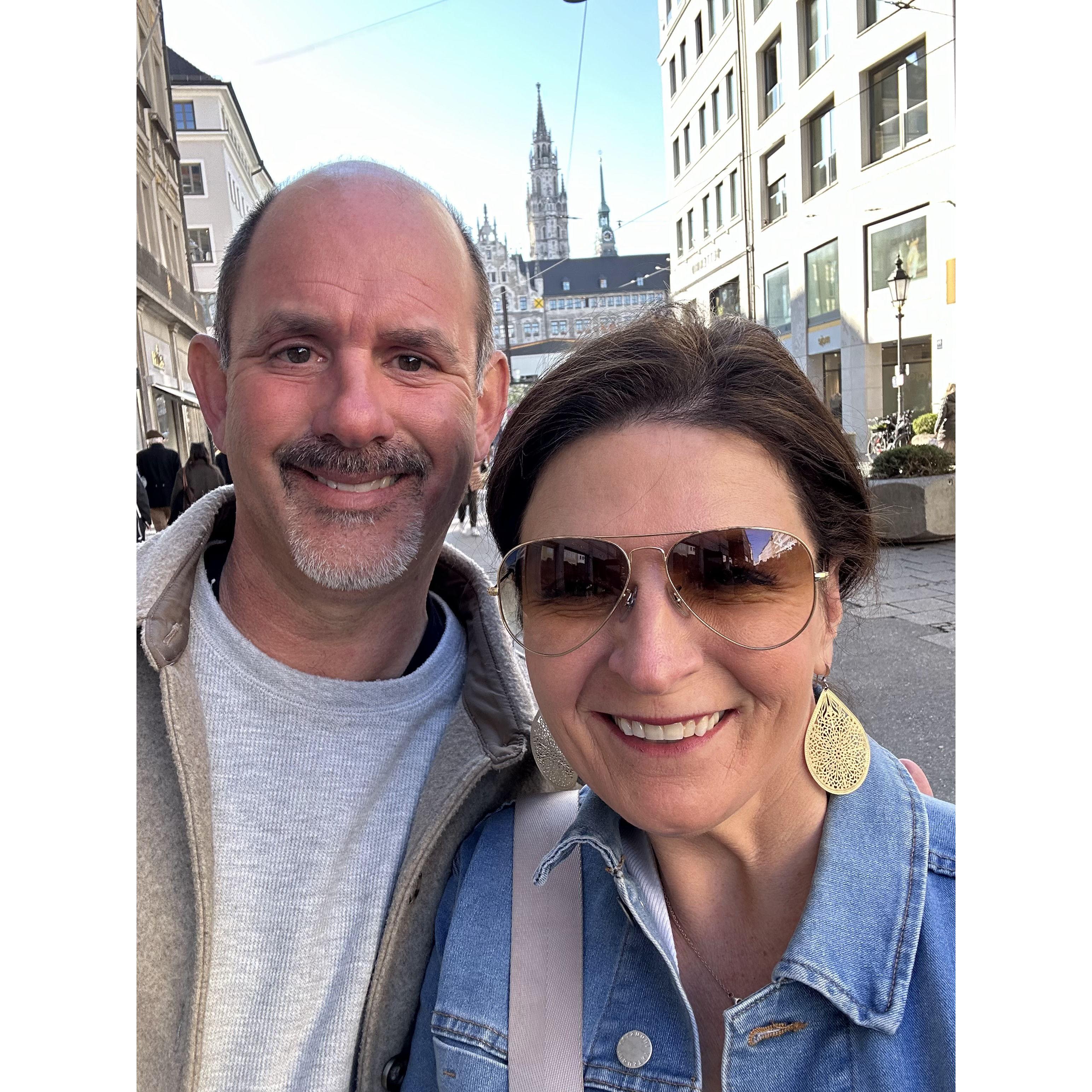 Exploring the streets of Munich, Germany.