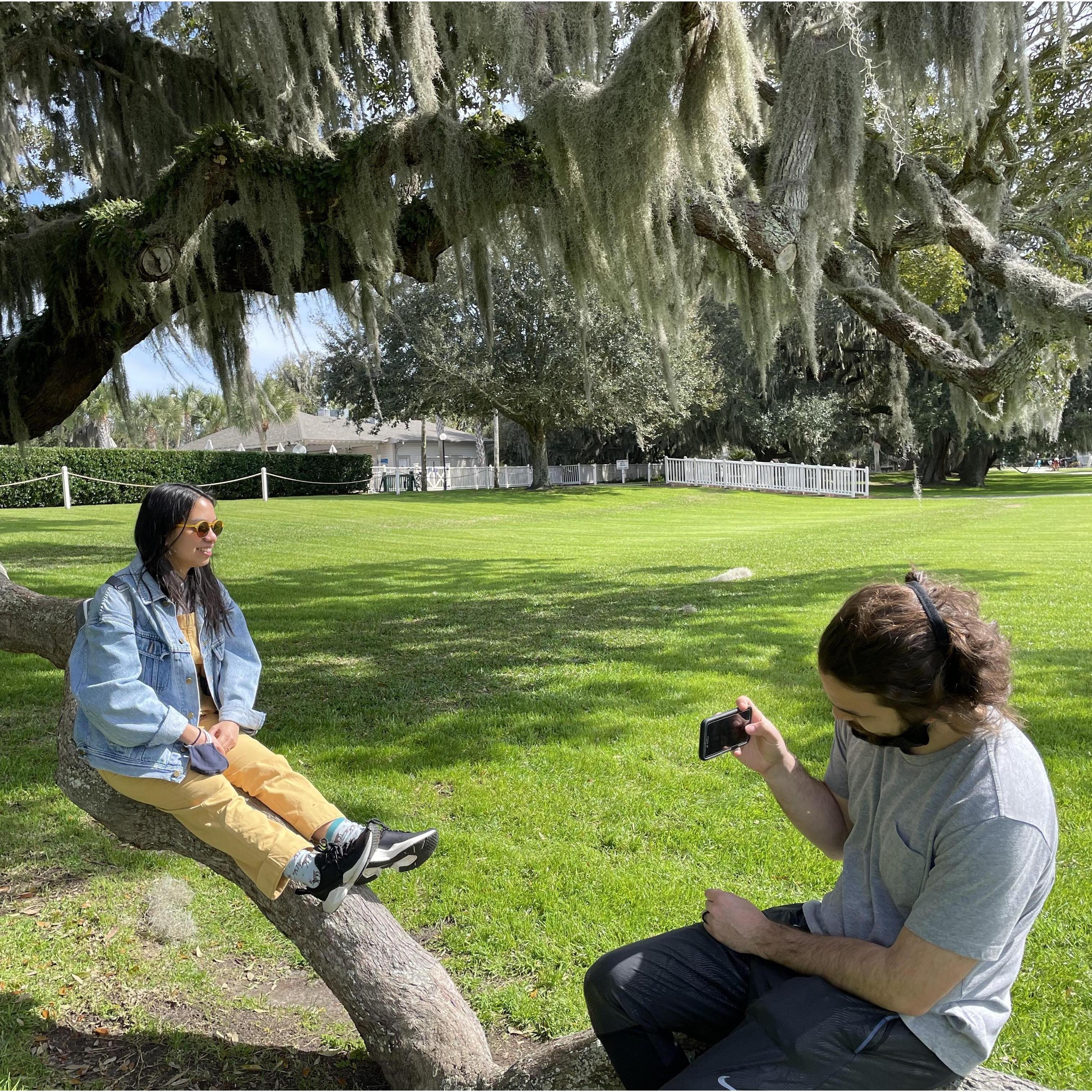 Savannah with Harvey, March 2021