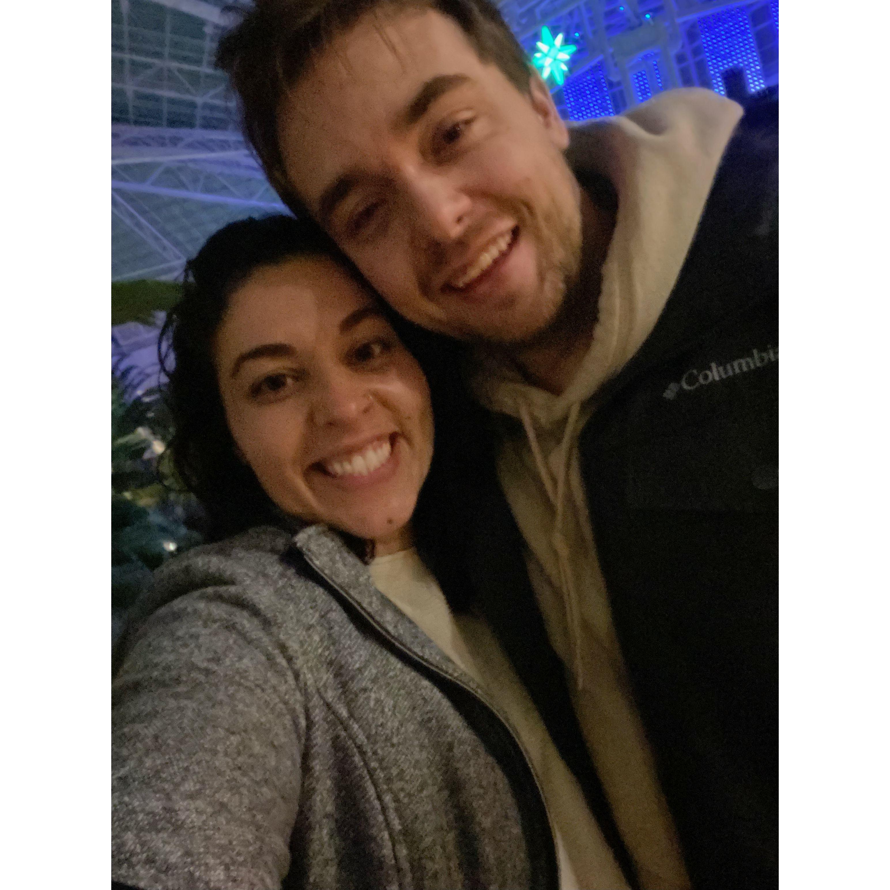 Our first photo ever!