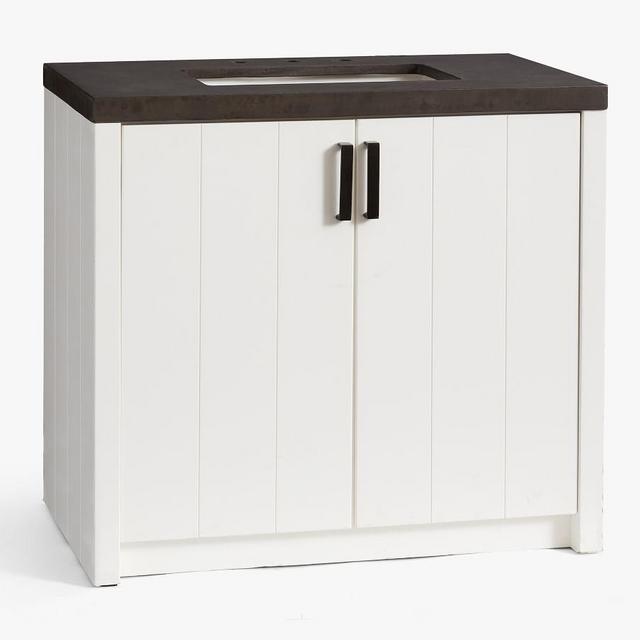 White Austen Single Console, 36"