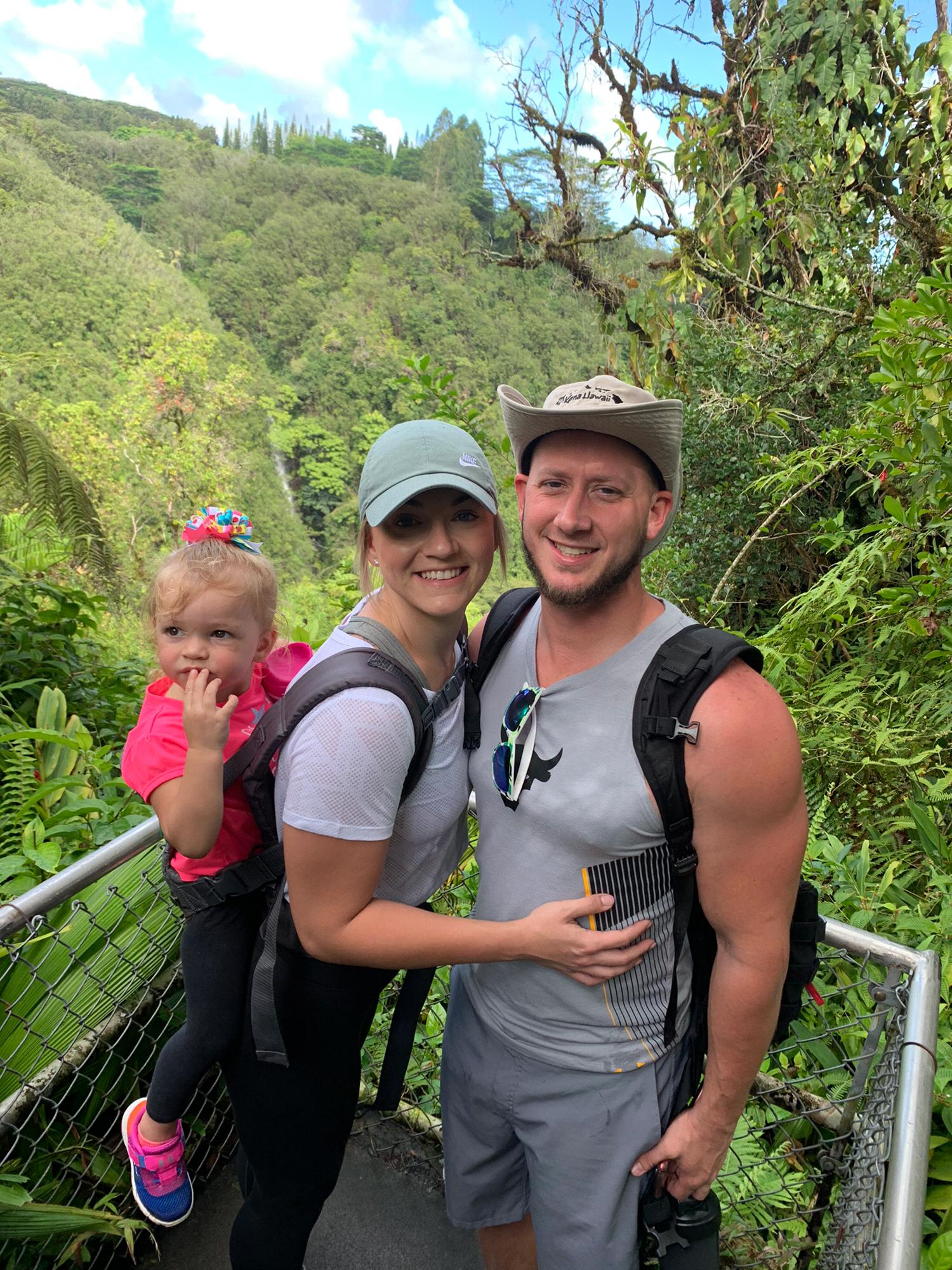 Our first hike together in Hawaii (where later I learned was where all the magic would happen!)