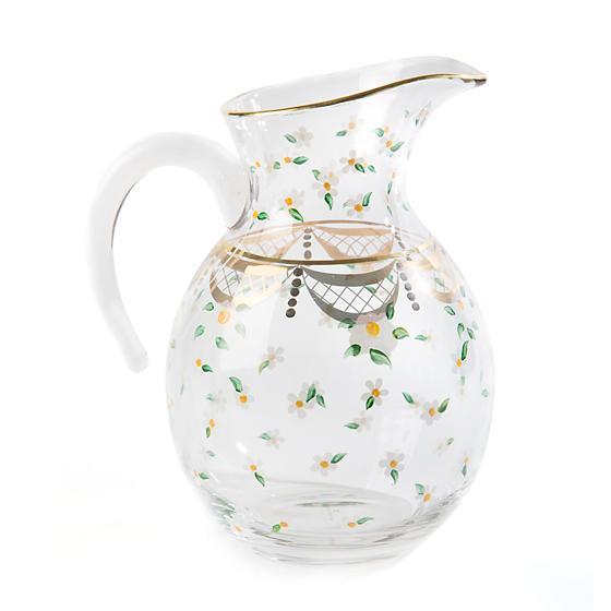Mackenzie Childs Sweetbriar Glass Pitcher