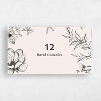 Beige Wedding Place Card - Birkenfeld