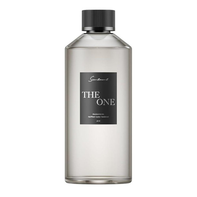 Scentiment Diffuser Oil - The One | Inspired by Luxury Five Star Hotel Lobby Scent | Aromatherapy Fragrance Oil | Notes of Cardamom, Leather, Lemon with Cinnamon & Sandalwood (500ml)