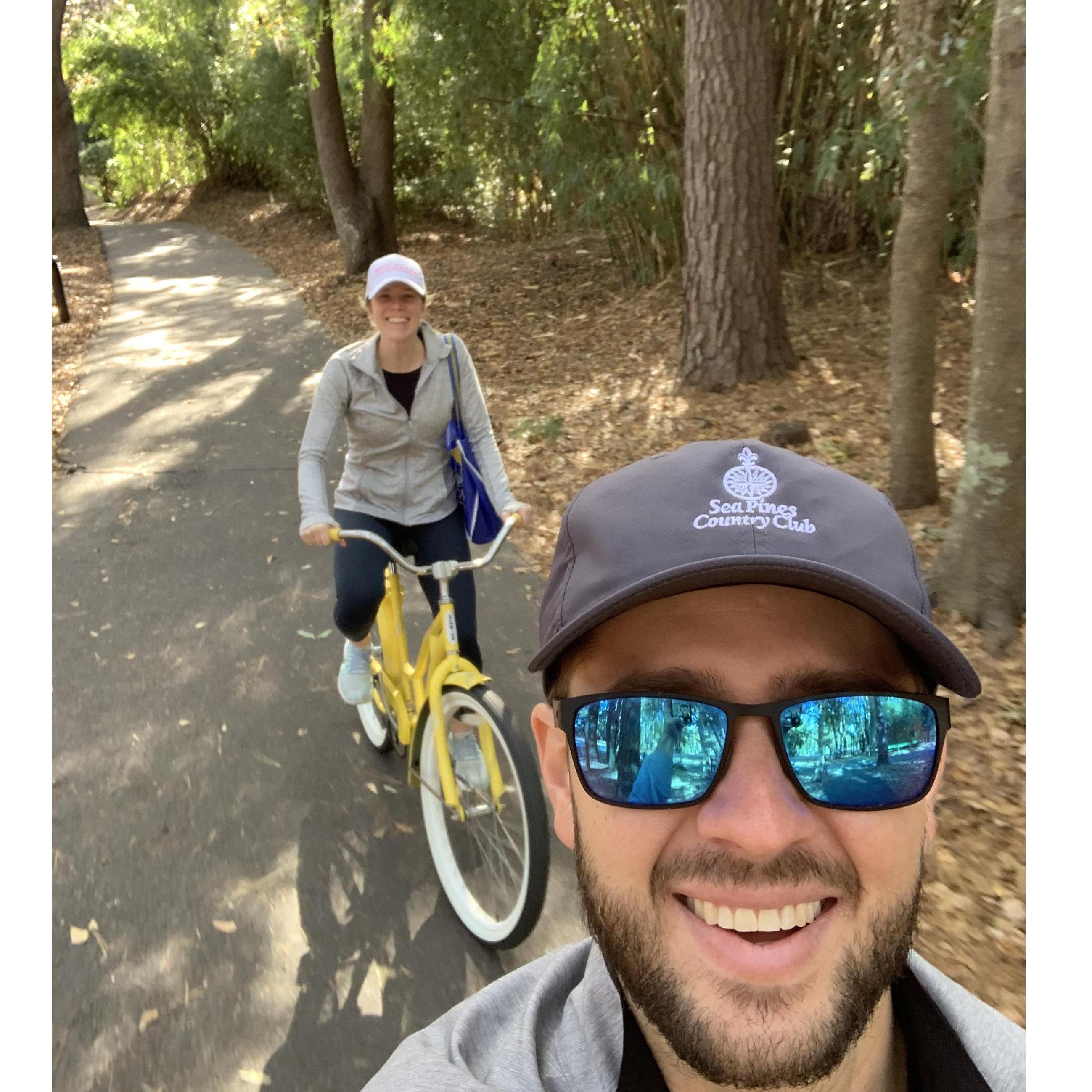 Biking explorations while in Hilton Head!