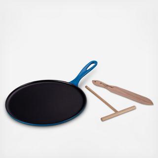 Crepe Pan with Rateau & Spatula