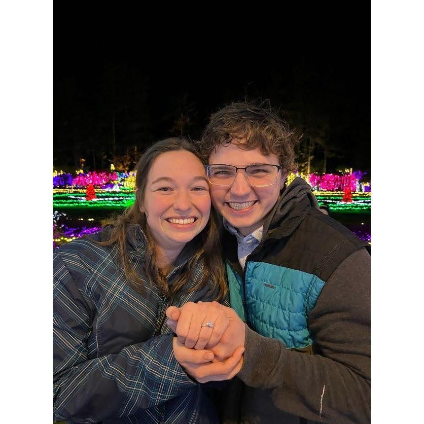 Us being happy.