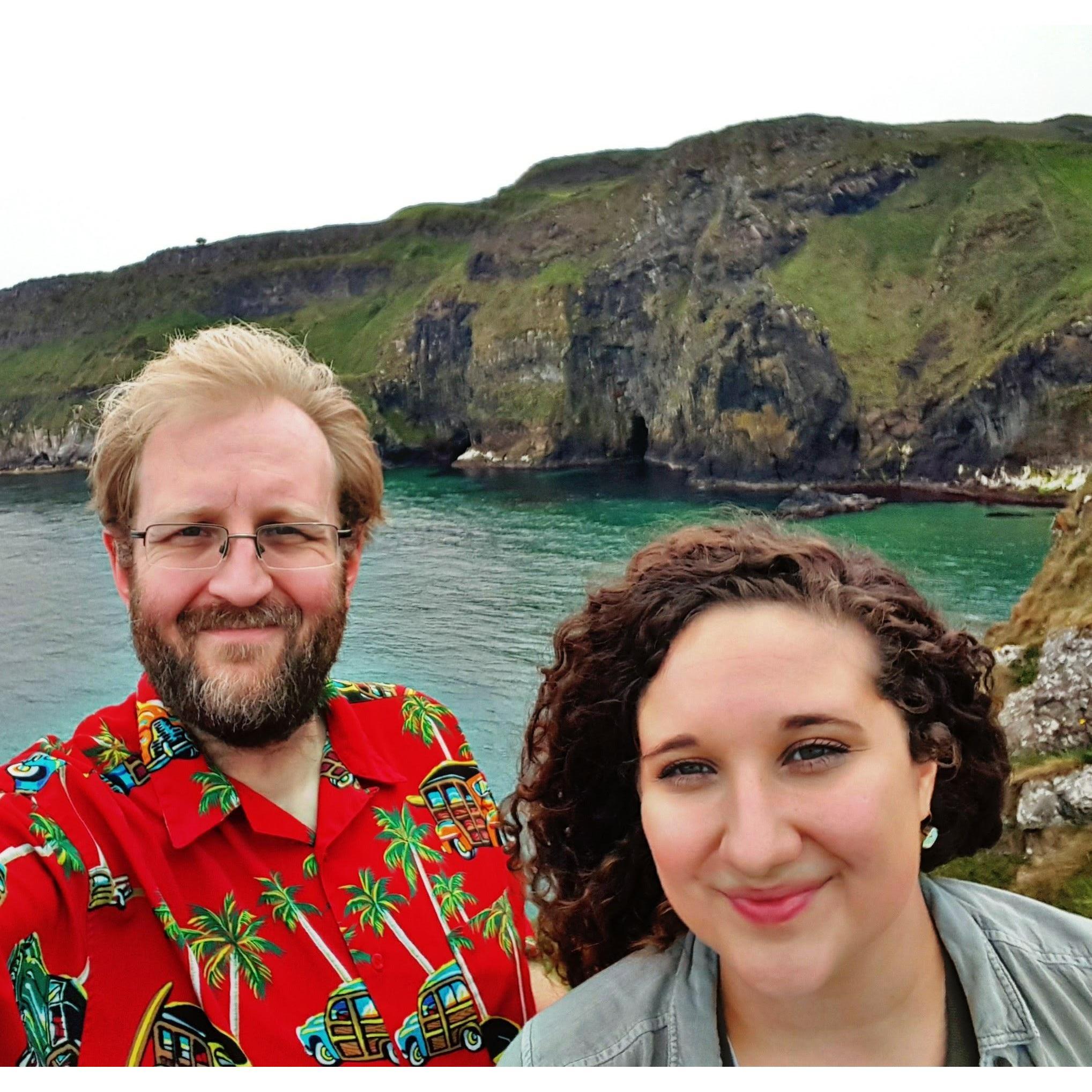 Carrick-a-Rede Rope Bridge in Northern Ireland