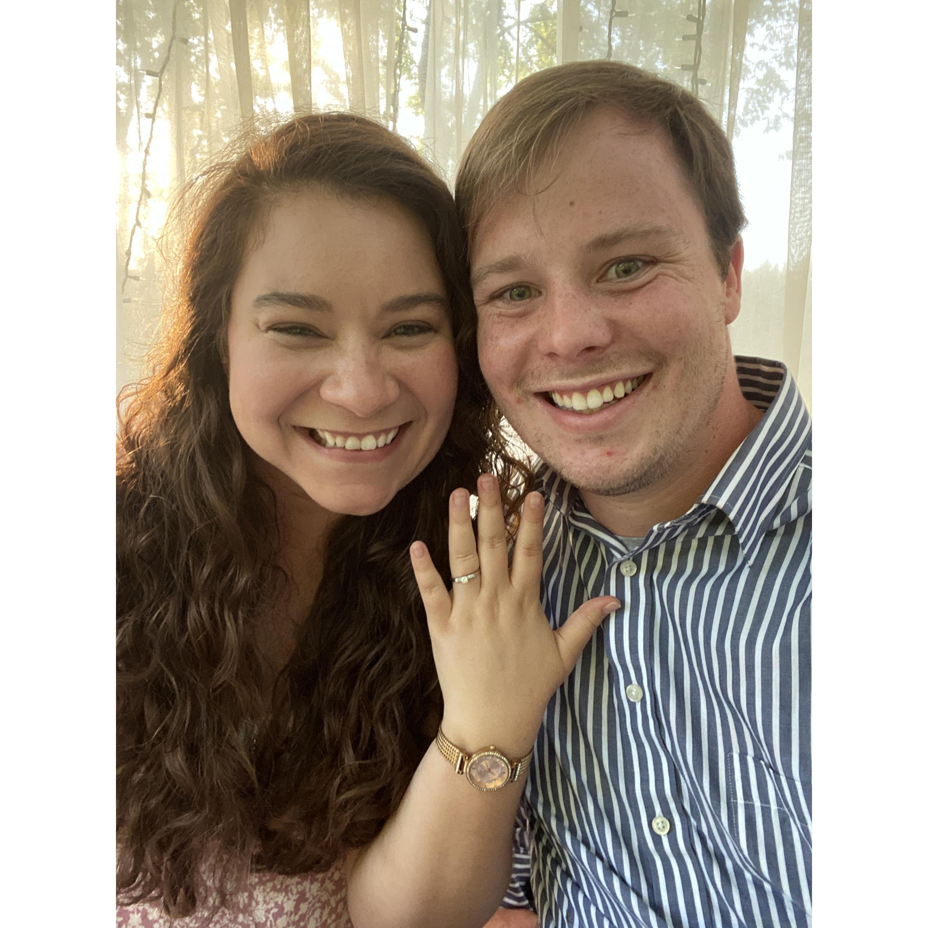First picture after our engagement.
