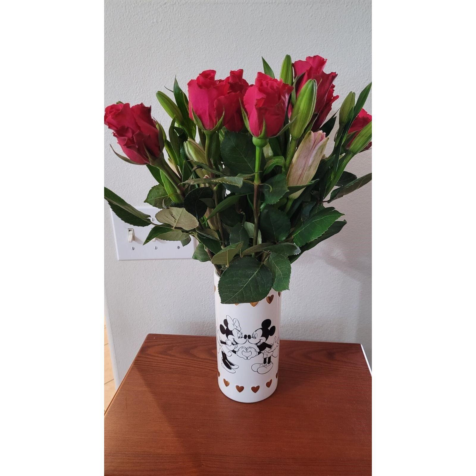 He sent me these flowers and asked me to be his "Girlfriend"