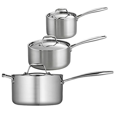 Tramontina® Gourmet Tri-Ply Clad Saucepan