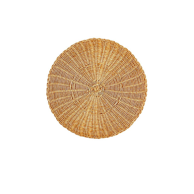 Faux Rattan Placemat Set, 4 Piece