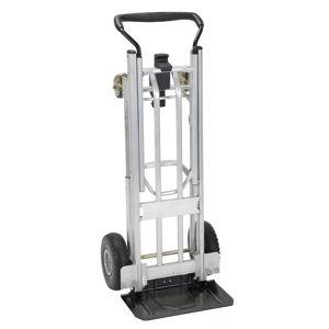 Cosco 800-lbs. Capacity 4 -Wheel Black Steel 4 in 1 convertible hand truck