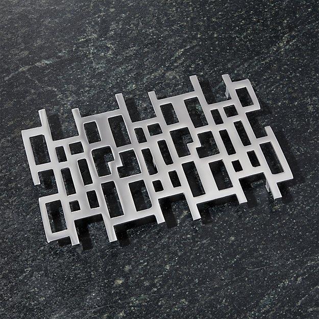 Grid Large Metal Trivet