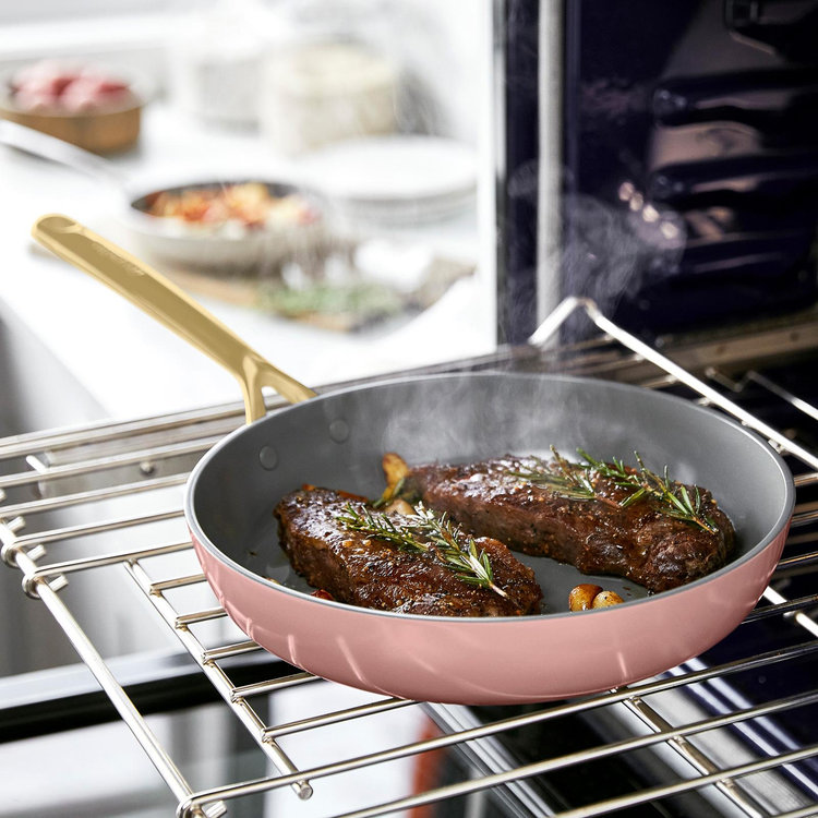 GreenPan, GP5 Champagne Ceramic Non-Stick 11-Piece Cookware Set | Zola