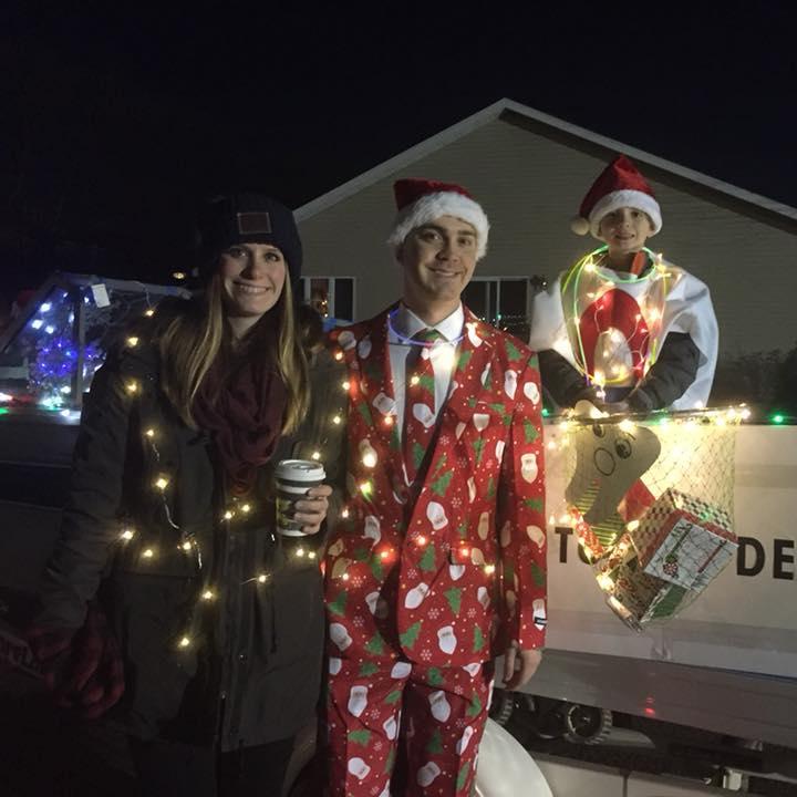 Arlidazzle Parade with Chris' dental office.