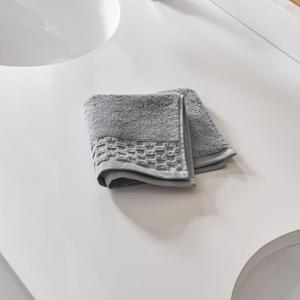 Zero Twist Quick Dry Grey Washcloth