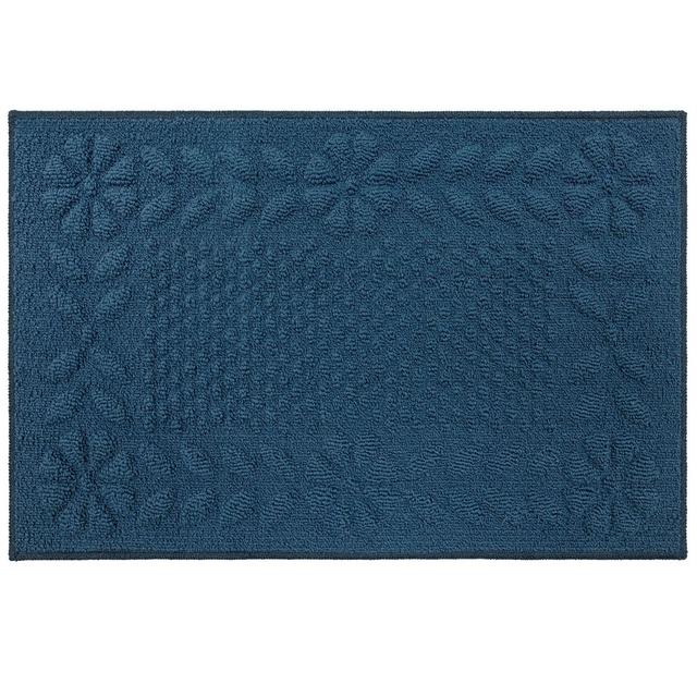 Bee & Willow™ Home 1'8" x 2'10" Faye Sculpt Scatter in Denim