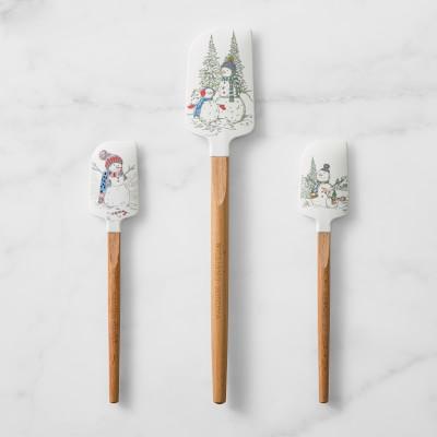Snowman Silicone Spatulas, Set of 3