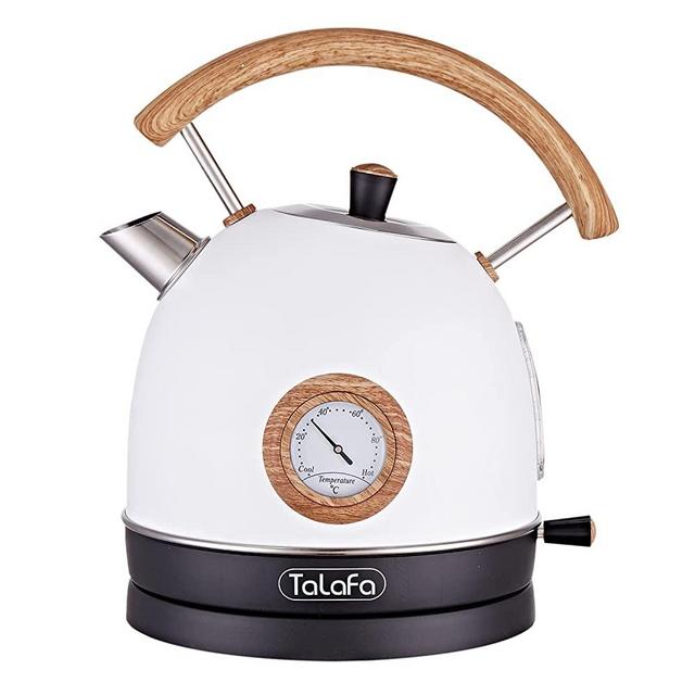 Electric Kettle, Talafa 1.7L / 1500W Retro Electric Tea Kettles for Boiling Water, Stainless Steel Hot Water Boiler with Temperature Control, Auto Shut-off and Boil-Dry Protection, Fit for Daily Use