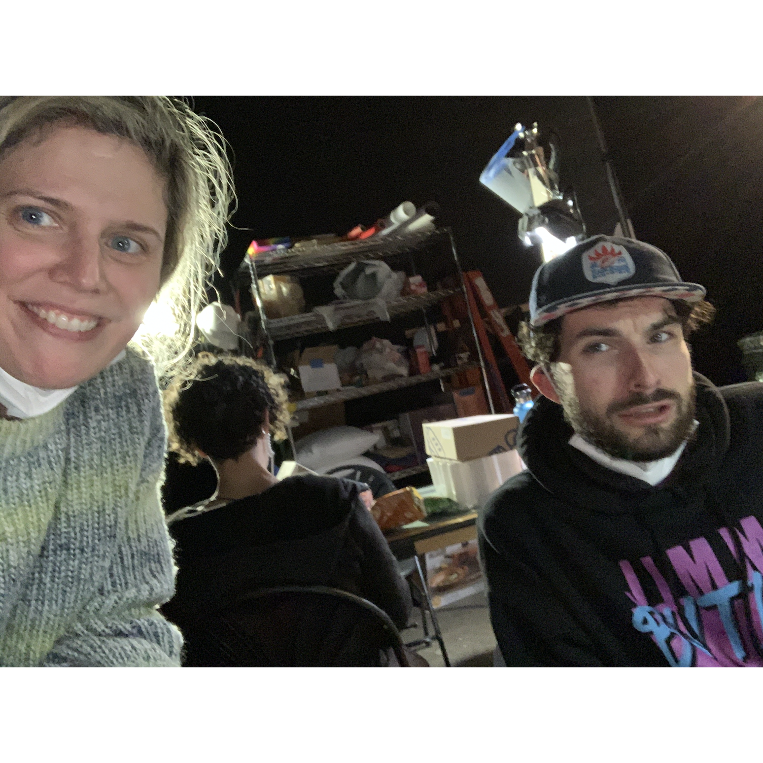 Working a 16 hour day together