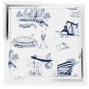 Houston Toile Coaster Set