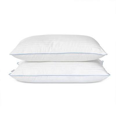 eLuxury Medium Density Hypoallergenic Down Alternative Pillow - 2 Pack