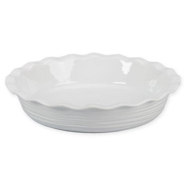 Kalihari 9.75-Inch Pie Dish in White