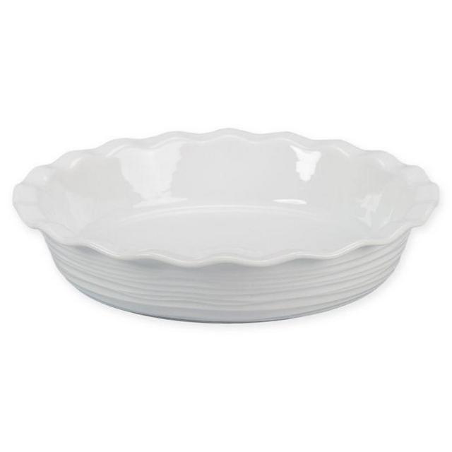 Kalihari 9.75-Inch Pie Dish in White