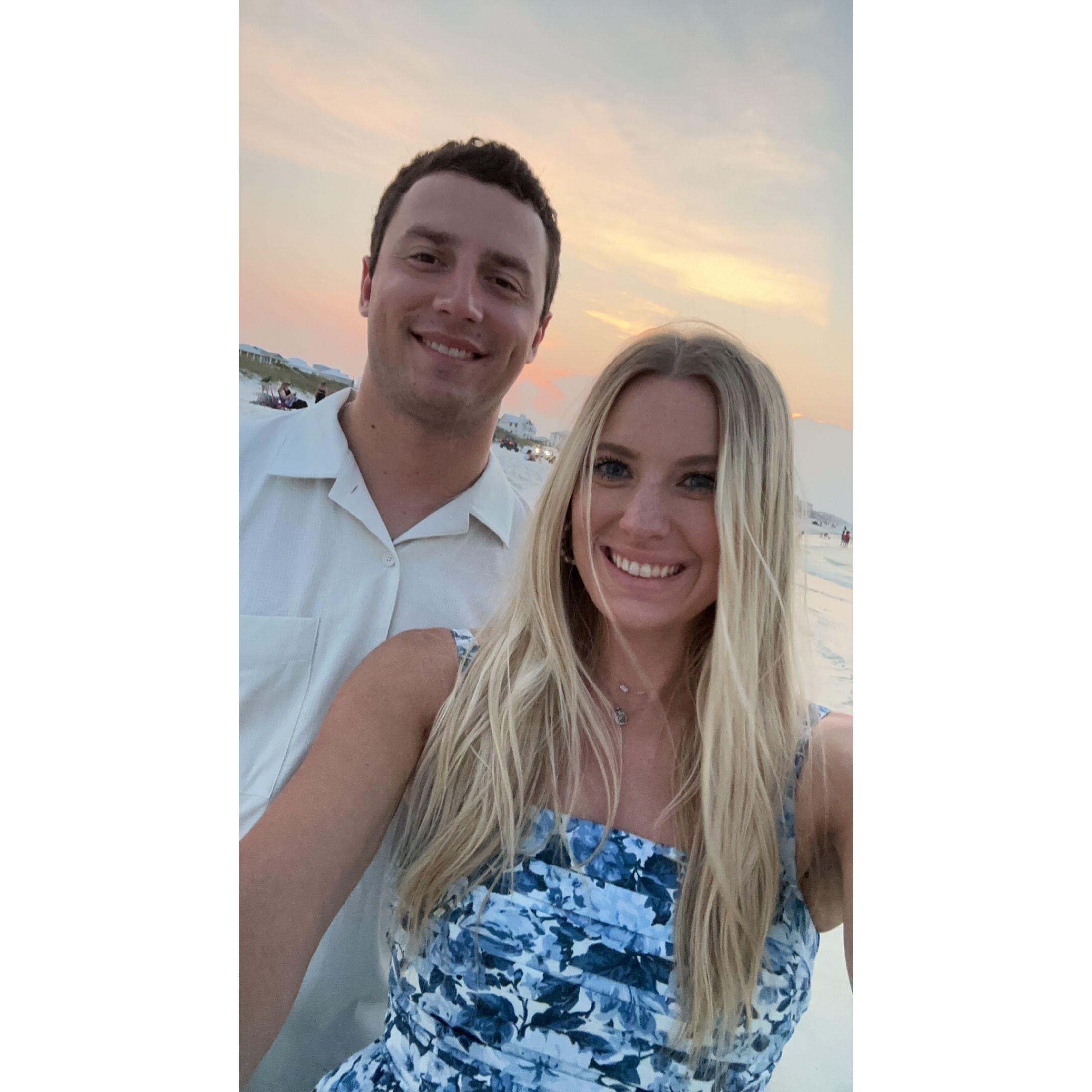 July 1. 2023 - 5 years together!!! Celebrated in 30a