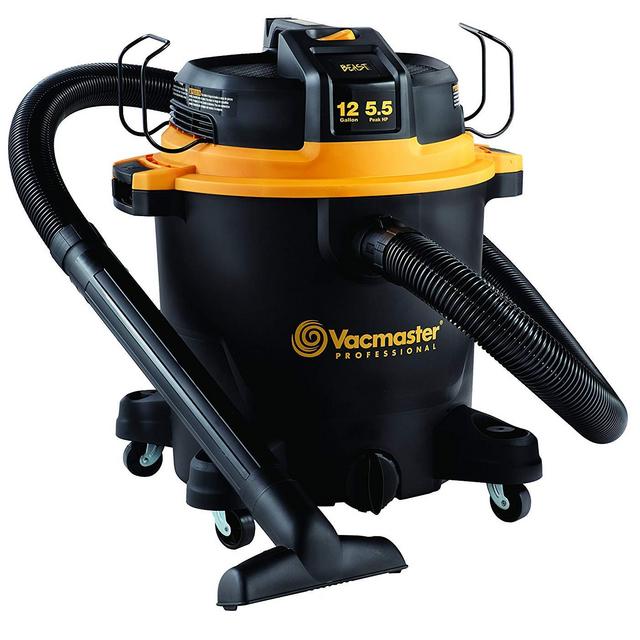 Vacmaster Professional - Professional Wet/Dry Vac, 12 Gallon, Beast Series, 5.5 HP 2-1/2" Hose (VJH1211PF0201)