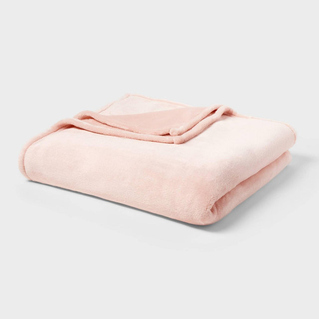 King Microplush Blanket Pink - Threshold™