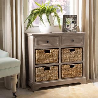 Herman Storage Unit with Wicker Baskets
