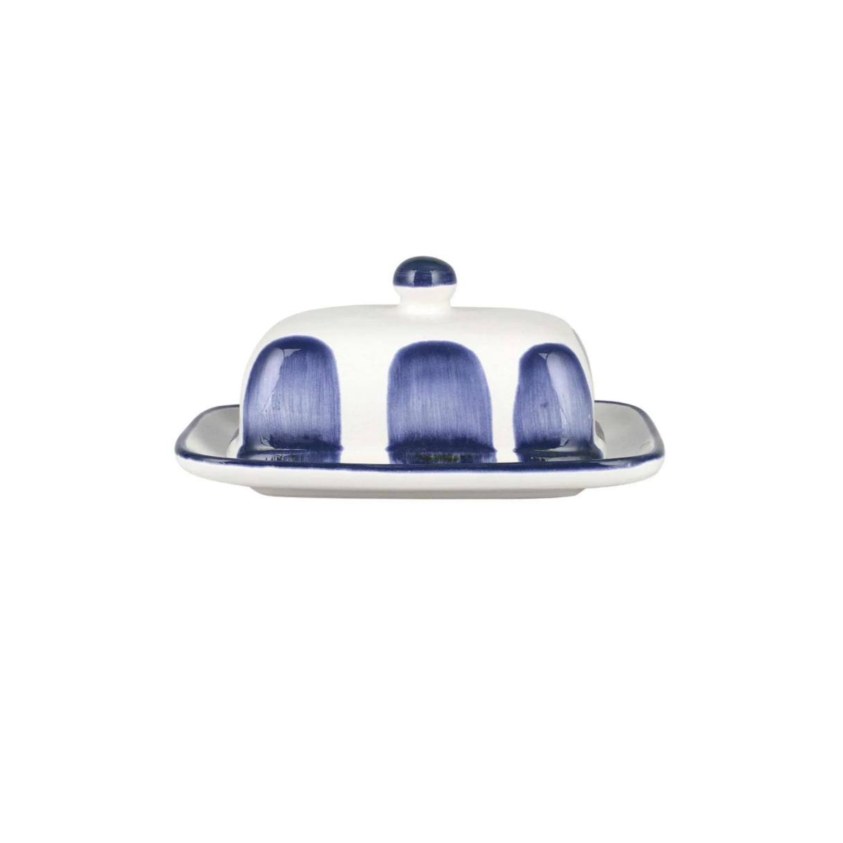 Santorini Dot Butter Dish
