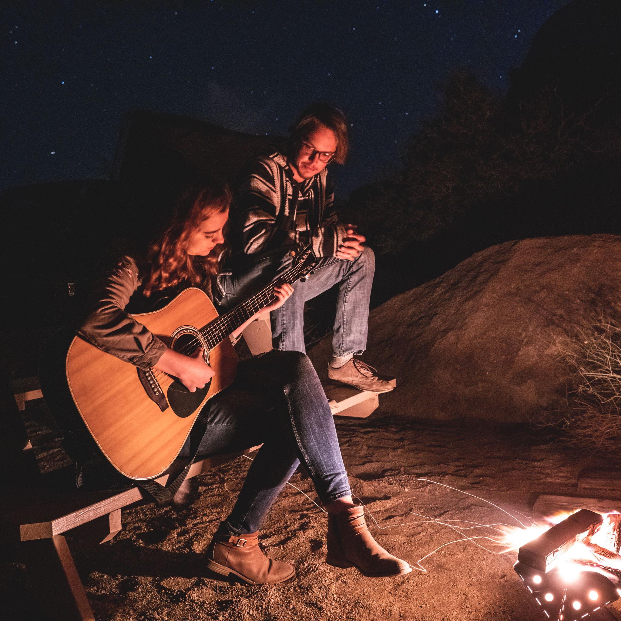 In Joshua tree after saying "I Love you" for the first time