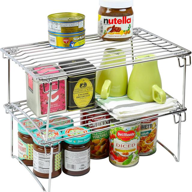 Stackable Kitchen Cabinet Organizer