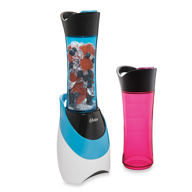 Oster® MyBlend Blender with Blue and Pink 20-Ounce MyBlend Sport Bottles