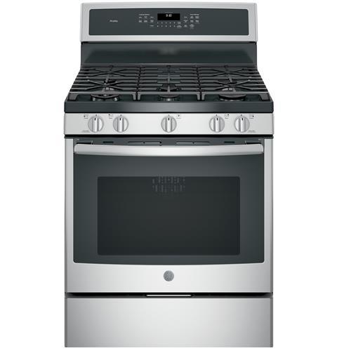 GE Profile™ Series 30" Free-Standing Gas Convection Range