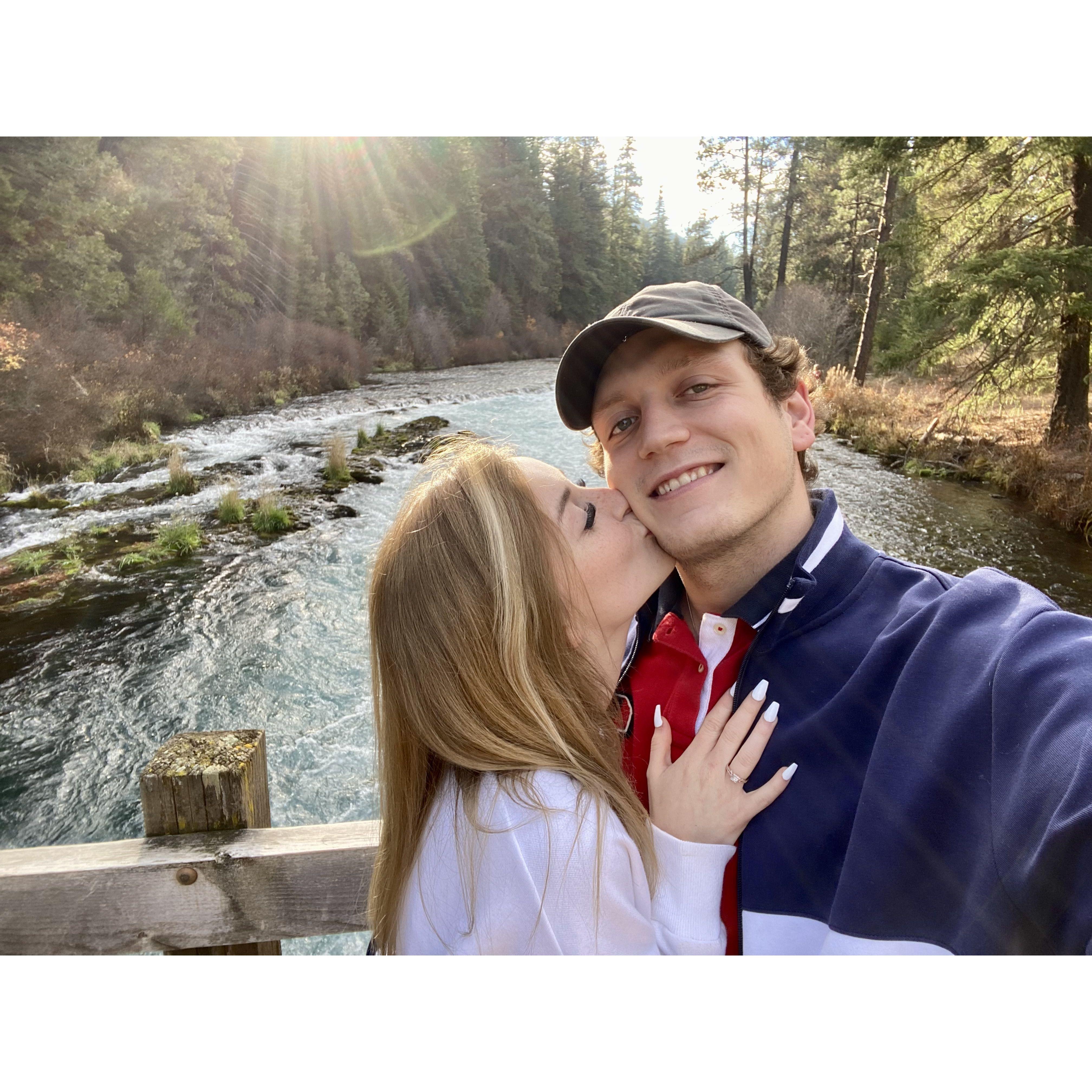 After saying yes!