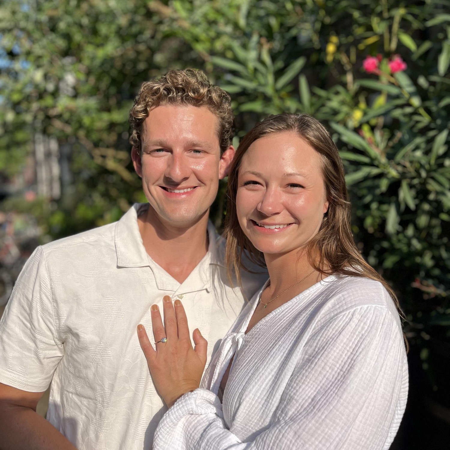 A few days after we got engaged in Amsterdam