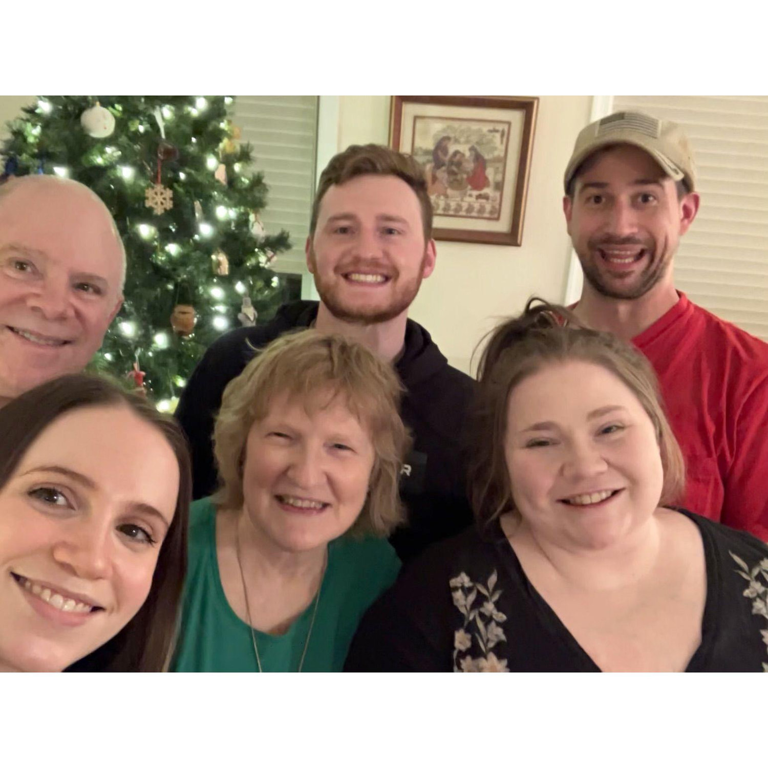 Celebrating Christmas with Laura's family